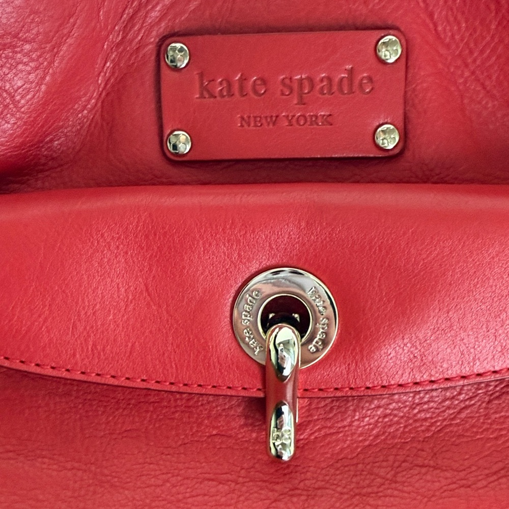 Kate Spade Vibrant Poppy Red Shoulder Bag - Picture 2 of 11